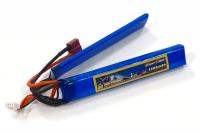 купить Аккумулятор для страйкбола Giant Power (Dinogy) Li-Pol 1300 мАч 11.1 В 130x21x12,5 мм T-Plug 25C