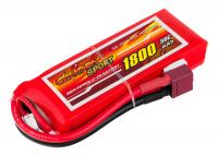 купить Аккумулятор для радиоуправляемой модели Dinogy Li-Pol 1800 мАч 7.4 В 95x35x17 мм T-Plug 30C