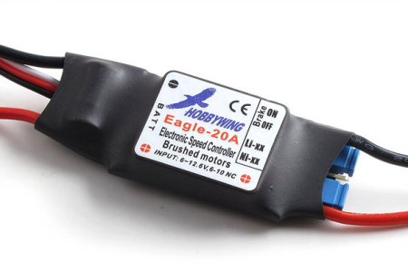 фото Коллекторный регулятор хода HOBBYWING EAGLE 20A для авиамоделей