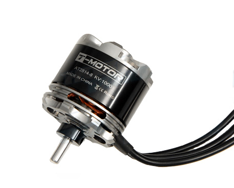 Мотор T-Motor AT2814-8 KV1000 3-6S 370W для самолетов