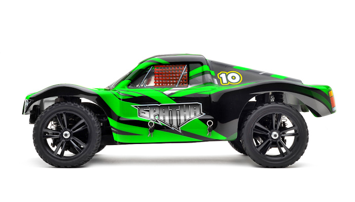 фото Радиоуправляемая модель раллийного шорт-корса 1:10 Himoto Spatha E10SC Brushed (зеленый)