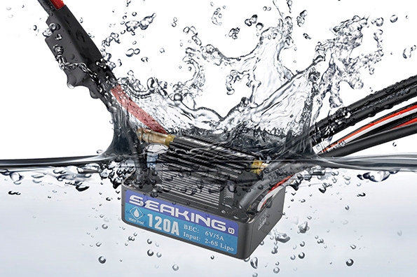 Регулятор HOBBYWING SEAKING V3 120A 2-6S для судомоделей
