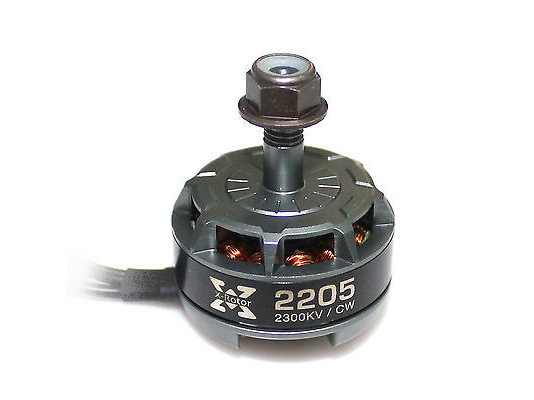 Двигатель HOBBYWING XRotor 2205 TITANIUM 2300KV CW 1.25kg+ для мультикоптеров