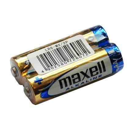 Батарейка AA Maxell Alkaline LR6 в пленке 1шт (2шт в уп.)