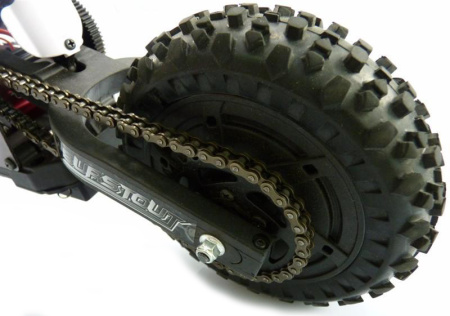 фото Радиоуправляемая модель Мотоцикл 1:4 Himoto Burstout MX400 Brushed (зеленый)