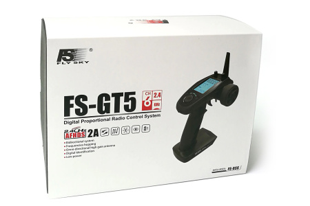 фото Пульт управления 5-канальный FlySky FS-GT5 AFHDS 2A с приёмником BS6