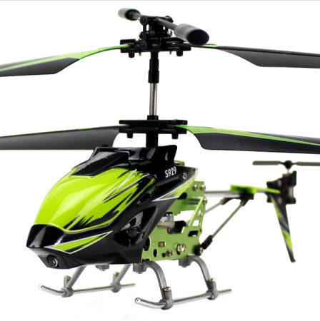 фото Вертолёт на радиоуправлении 3-к WL Toys S929 с автопилотом (зеленый)