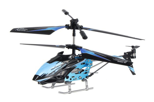 Вертолёт на радиоуправлении 3-к WL Toys S929 с автопилотом (синий)