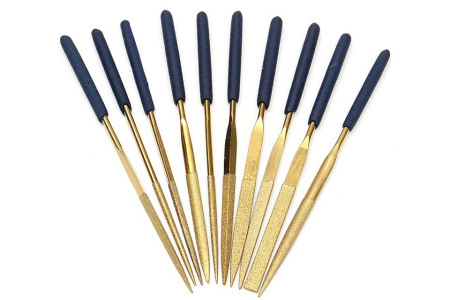 фото Надфили Tarot с алмазным напылением набор 10шт (TL9011)