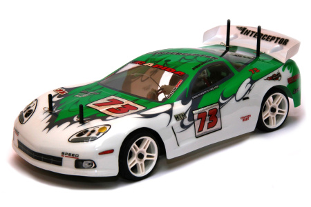 фото Радиоуправляемая модель Шоссейная 1:10 Himoto NASCADA HI5101 Brushed (зеленый)