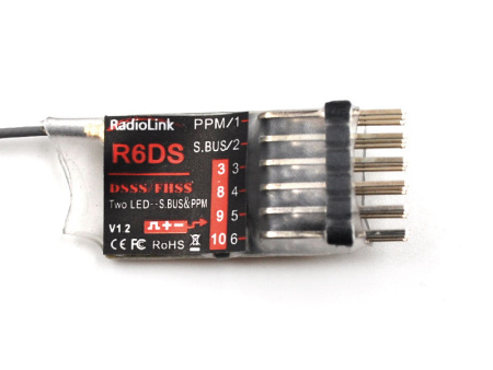 фото Приемник 6к Radiolink R6DS SBUS PPM для авиамоделей