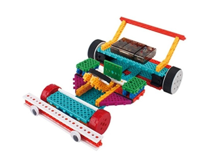 фото Конструктор STEM с пультом HIQ R721 4-в-1 (танк, рыцарь, жук, формула-1)