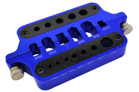 фото Зажим для пайки коннекторов RCTurn (синий)