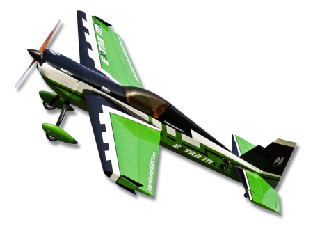 фото Самолёт радиоуправляемый Precision Aerobatics Extra MX 1472мм KIT (зеленый)