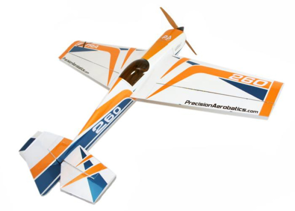 Самолёт радиоуправляемый Precision Aerobatics Extra 260 1219мм KIT (желтый)