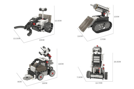 фото Конструктор STEM с пультом HIQ R732 4-в-1 253 детали (луноходы)