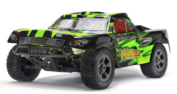 Радиоуправляемая модель раллийного шорт-корса 1:8 Himoto Mayhem MegaE8SCL Brushless (зеленый)