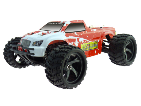 фото Радиоуправляемая модель Монстр 1:18 Himoto Mastadon E18MT Brushed (красный)