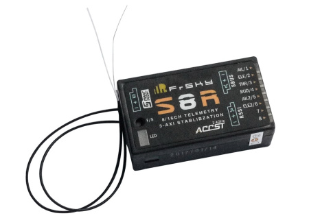 фото Приёмник 8к FrSky S8R с 3-осевой стабилизацией (EU)