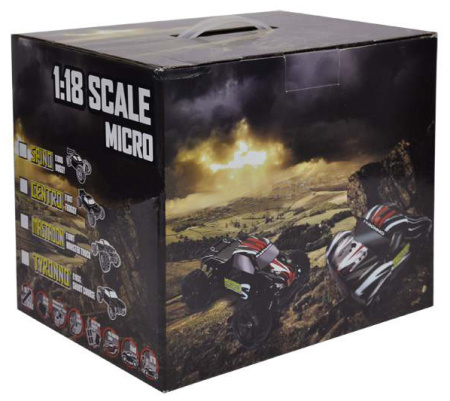 фото Радиоуправляемая модель Монстр 1:18 Himoto Mastadon E18MT Brushed (черный)