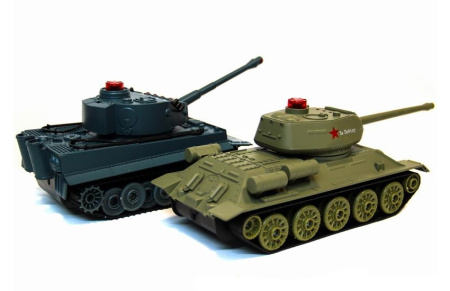 фото Танковый бой р/у 1:32 HuanQi 555 Tiger vs Т-34