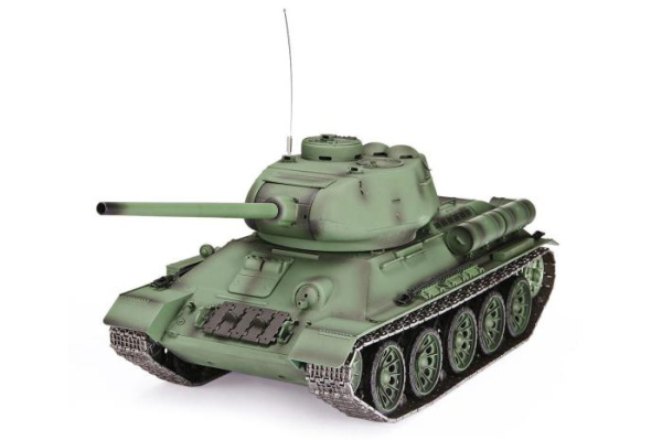 Танк на радиоуправлении 1:16 Heng Long T-34 с пневмопушкой и и/к боем (Upgrade)