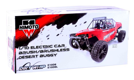 фото Радиоуправляемая модель Багги 1:10 Himoto Dirt Whip E10DBL Brushless (красный)