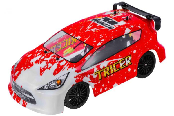 Радиоуправляемая модель Шоссейная 1:18 Himoto Tricer E18OR Brushed (красный)