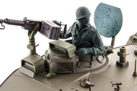 фото Танк на радиоуправлении 1:16 Heng Long Bulldog M41A3 с пневмопушкой и и/к боем (Upgrade)