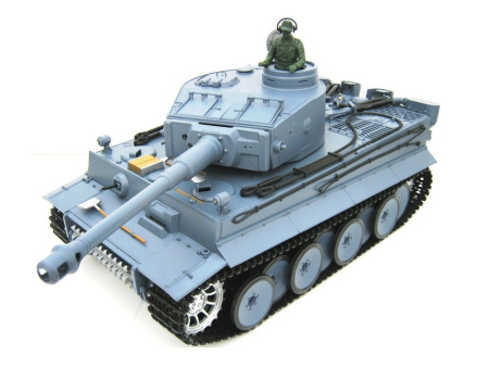 фото Танк на радиоуправлении 1:16 Heng Long Tiger I с пневмопушкой и и/к боем (Upgrade)