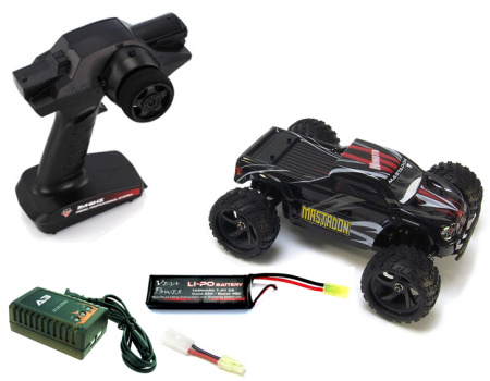 фото Радиоуправляемая модель Монстр 1:18 Himoto Mastadon E18MTL Brushless (черный)