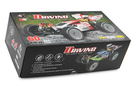 фото Машинка на радиоуправлении 1:14 багги WL Toys 144001 4WD (красный)