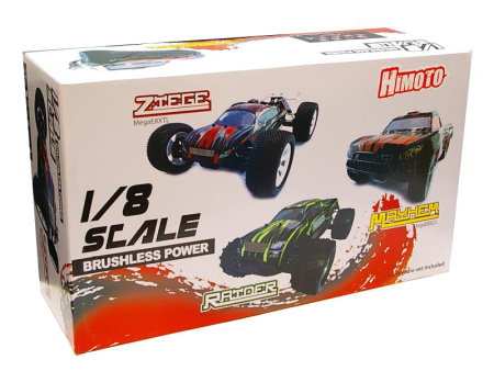 фото Радиоуправляемая модель Трагги 1:8 Himoto Ziege MegaE8XTL Brushless (красный)