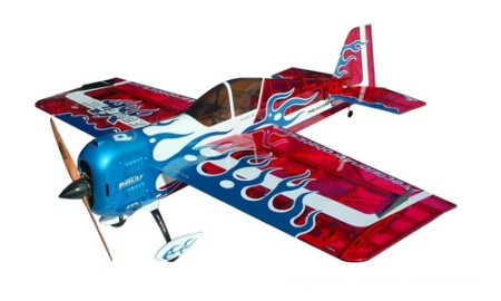 фото Самолёт радиоуправляемый Precision Aerobatics Addiction XL 1500мм KIT (красный)