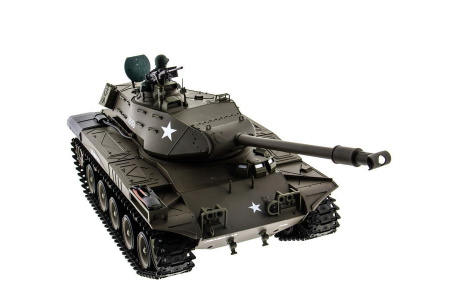 фото Танк на радиоуправлении 1:16 Heng Long Bulldog M41A3 с пневмопушкой и и/к боем (Upgrade)
