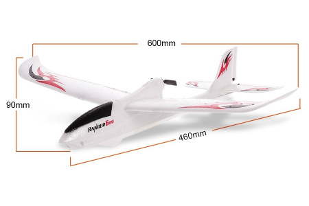 фото Модель планера на радиоуправлении VolantexRC Ranger 600 с Wi-Fi камерой 600мм RTF
