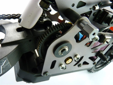 фото Радиоуправляемая модель Мотоцикл 1:4 Himoto Burstout MX400 Brushed (зеленый)