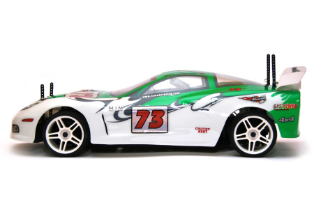 фото Радиоуправляемая модель Шоссейная 1:10 Himoto NASCADA HI5101 Brushed (зеленый)