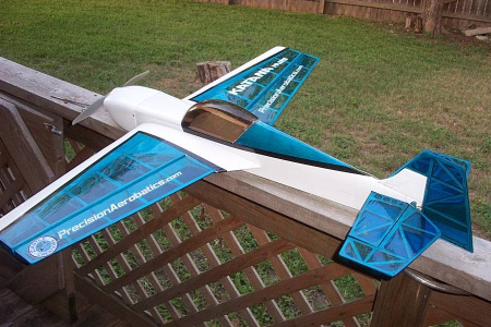 фото Самолёт радиоуправляемый Precision Aerobatics Katana Mini 1020мм KIT (синий)