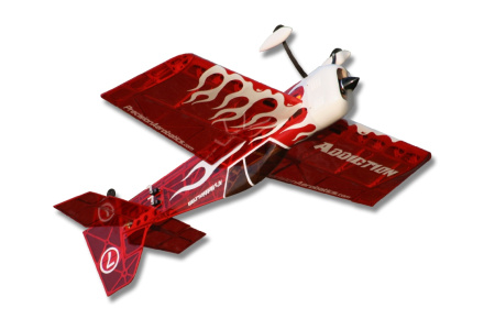 фото Самолёт радиоуправляемый Precision Aerobatics Addiction 1000мм KIT (красный)
