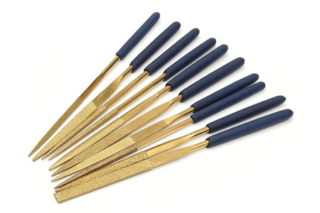 фото Надфили Tarot с алмазным напылением набор 10шт (TL9011)