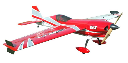фото Самолёт радиоуправляемый Precision Aerobatics XR-61 1550мм KIT (красный)