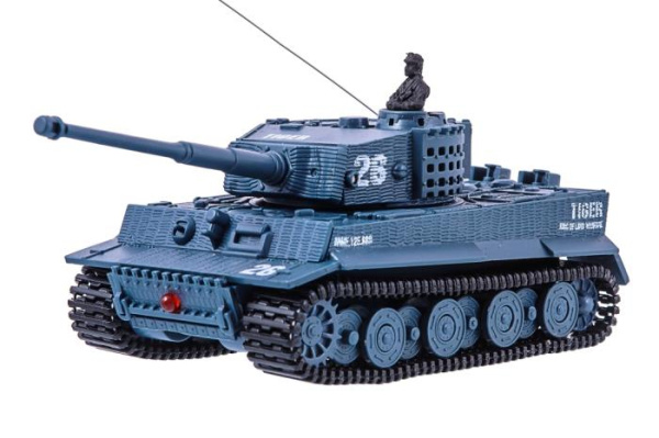 Танк микро р/у 1:72 Tiger со звуком (серый)