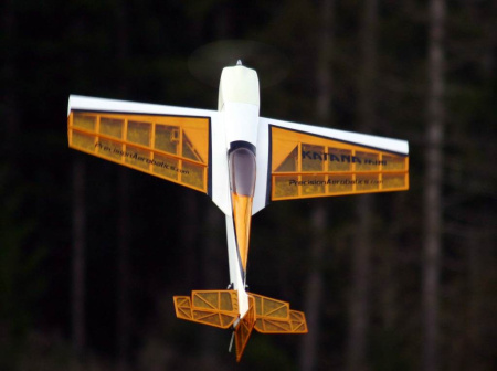 фото Самолёт радиоуправляемый Precision Aerobatics Katana Mini 1020мм KIT (желтый)