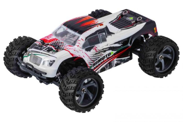 Радиоуправляемая модель Монстр 1:18 Himoto Mastadon E18MT Brushed (белый)
