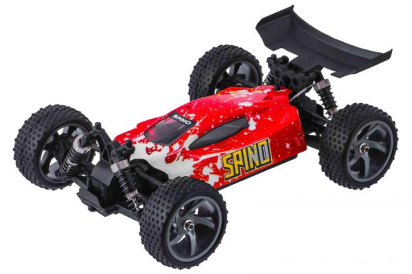 Радиоуправляемая модель Багги 1:18 Himoto Spino E18XB Brushed (красный)
