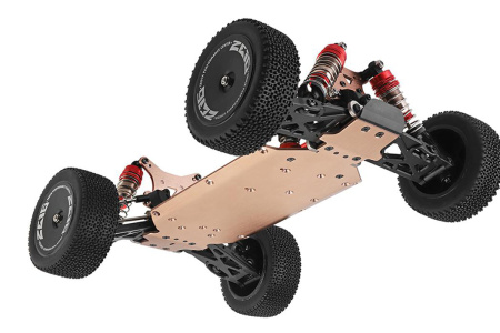 фото Машинка на радиоуправлении 1:14 багги WL Toys 144001 4WD (красный)
