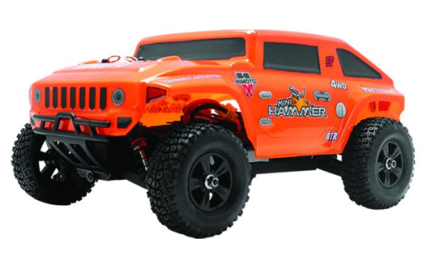 Радиоуправляемая модель Хаммер 1:18 Himoto Mini Hummer E18HM (оранжевый)