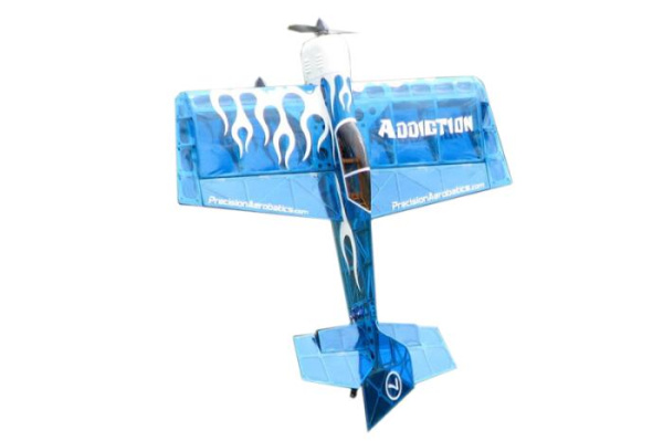Самолёт радиоуправляемый Precision Aerobatics Addiction 1000мм KIT (синий)
