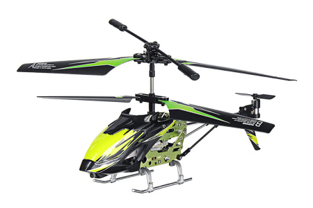 фото Вертолёт на радиоуправлении 3-к WL Toys S929 с автопилотом (зеленый)
